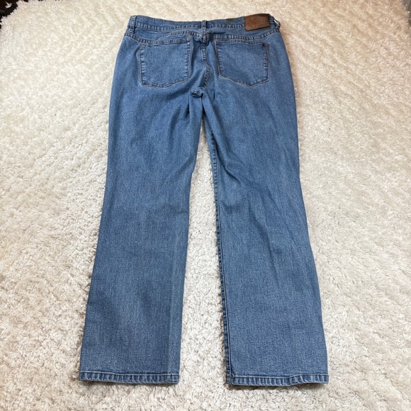 LRL Lauren Jeans Co. Ralph Lauren Jeans Women's 14 Blue Denim Straight Fit Clean - Picture 2 of 15